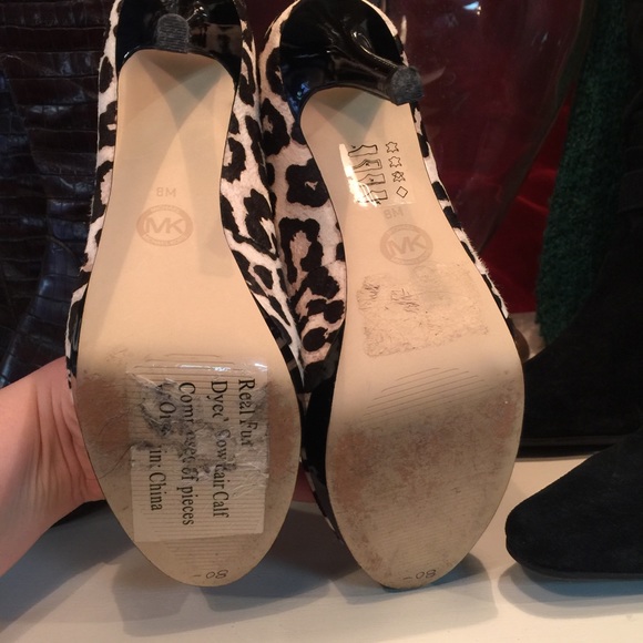 Michael Kors Platform Ionna Leopard Heels - Picture 4 of 6